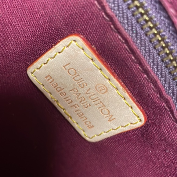 Wine Louis Vuitton handbag signature canvas - Picture 8 of 17